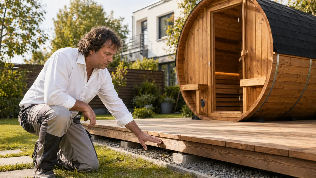 Gartensauna in Wien planen, kaufen und montieren mit fachlicher Beratung und Service von Sauna-Zentrum